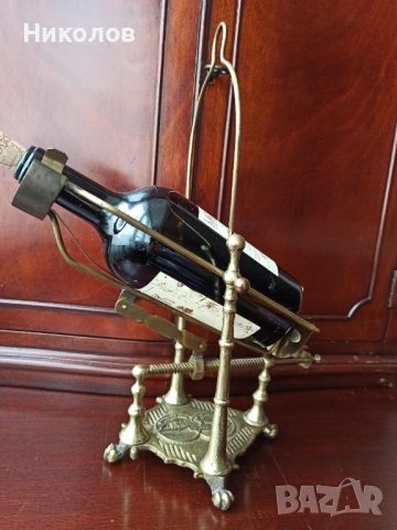 Месингов декантер за вино, снимка 3 - Антикварни и старинни предмети - 53242642