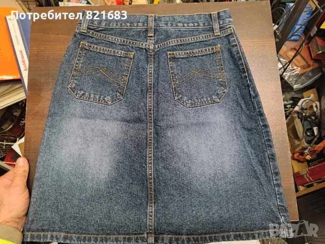 ЛИКВИДАЦИЯ! Дънкови поли останали няколко бройки, снимка 5 - Поли - 51273765