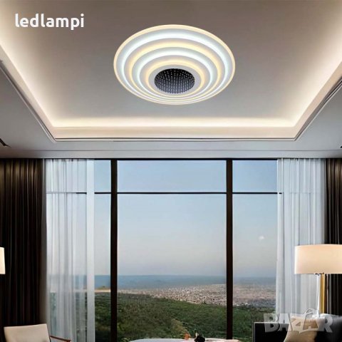 LED Плафониера 125W Димиране+Дистанционно Управление 3in1, снимка 9 - Лампи за таван - 42268808