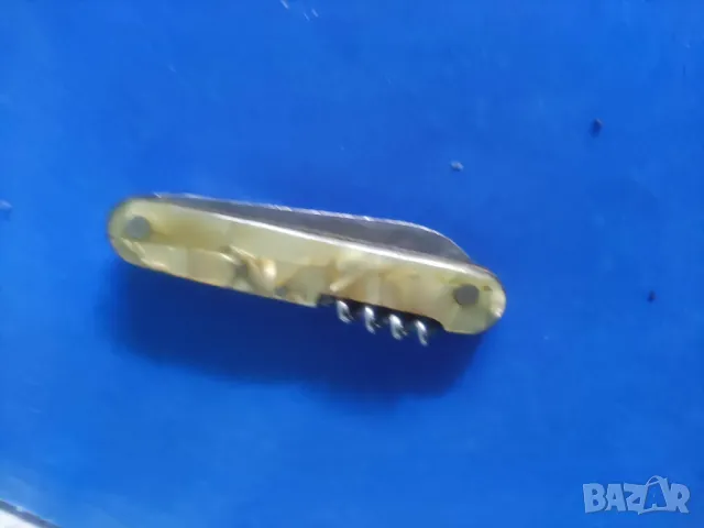 Продавам джобно ножче с виличка П.Денев, снимка 8 - Ножове - 48582072