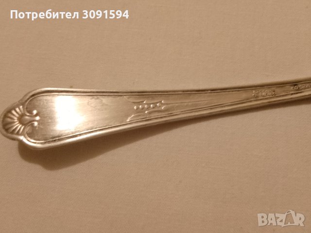 Стара лъжица за сервиране във формата на мида , снимка 5 - Антикварни и старинни предмети - 41307763