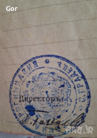 Антикварна ученическа книжка от Царство България – 1910–1911 г., снимка 5 - Антикварни и старинни предмети - 53723720