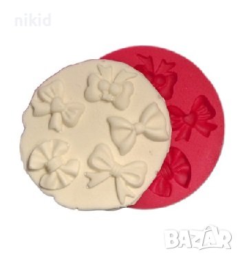 5 вида панделка пандели панделки папионка силиконов молд форма фондан декор украса