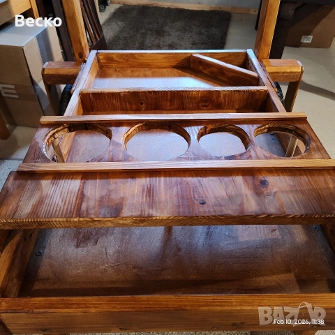 Маса, помощна маса с колела., снимка 3 - Маси - 53613792