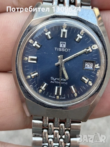 Tissot Synostar Automatic автоматичен мъжки часовник, снимка 4 - Мъжки - 55842701