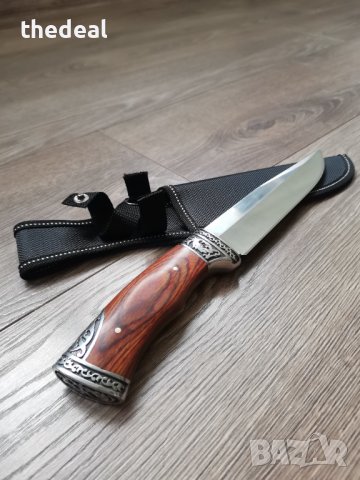 Ловен нож с орнаменти/Русия , снимка 1