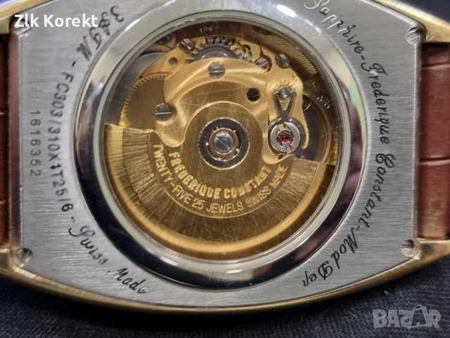 Механичен часовник Frederique Constant, снимка 6 - Мъжки - 52815224