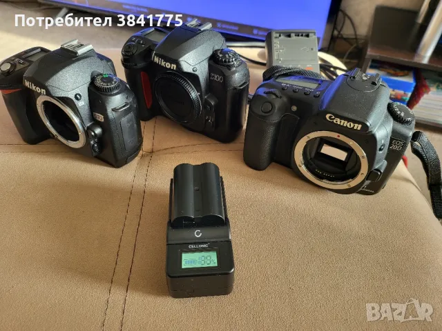 Nikon D70/D100 и Canon 20D ретро DSLR-и комплект, снимка 1