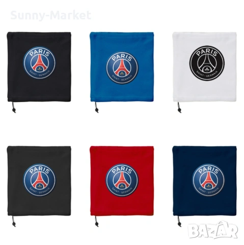 PSG футболен шал , ПСЖ бандана , 6 различни цвята шалове футболни , снимка 2 - Шалове - 53583626