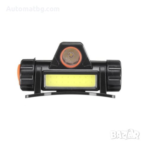 Челник Automat, Акумулаторен, 16 COB Диода, 1Led, Черен, снимка 3 - Къмпинг осветление - 41843107