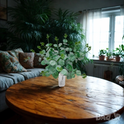 Изкуствен евкалипт – естествена свежест и стил без поддръжка, снимка 4 - Други стоки за дома - 52137817