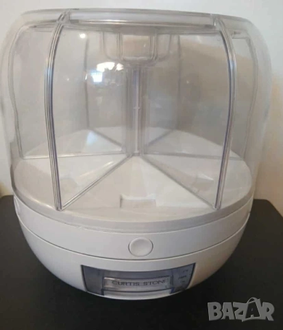 Диспенсър за зърнени храни, 6 отделения\7.5л., въртяща основа, Бял, снимка 3 - Други - 53087913