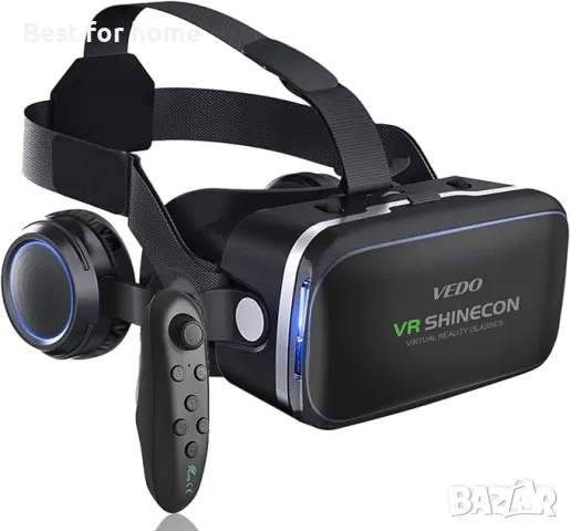 VR 3D очила за виртуална реалност с дистанционно управление от GMRGB