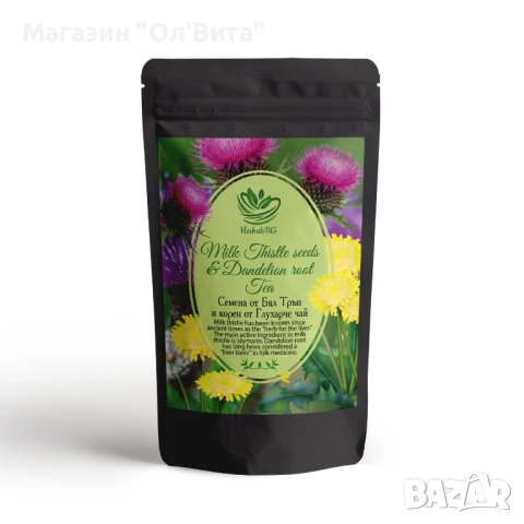 Чай Семена от Бял Трън и Корен от Глухарче за Черен Дроб и Детокс 30 филтърчета