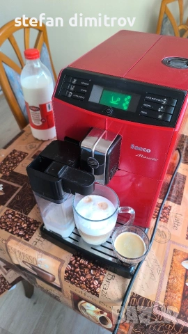 Saeco Minuto HD8763/09,Устройство за пяна, Керамична мелачка, Авт.почистване,15бара,1.8л, , снимка 5 - Кафемашини - 53838571