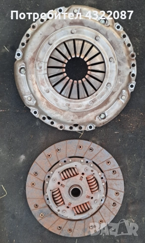 Комплект Съединител с ТВЪРД маховик Volkswagen Touran II 2011-2015 1.6 TDI 105к.с.