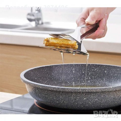 3119 Стоманена щипка за скара и сервиране, снимка 5 - Прибори за хранене, готвене и сервиране - 35764372