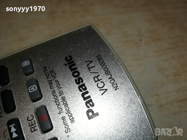 PANASONIC VCR/TV-REMOTE CONTROL-ВНОС SWISS 1402241600, снимка 12 - Дистанционни - 44292887