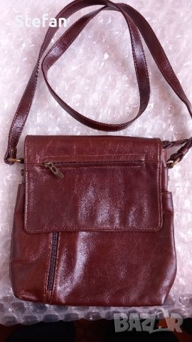 Маркова мъжка кожена чанта Pat Calvin, снимка 2 - Чанти - 44264980