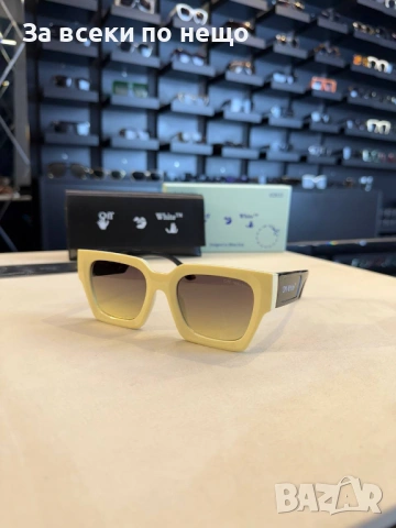 Off White Слънчеви Очила С UV400 Защита - Налични Различни Цветове И Модели Код SK465, снимка 6 - Слънчеви и диоптрични очила - 53028055
