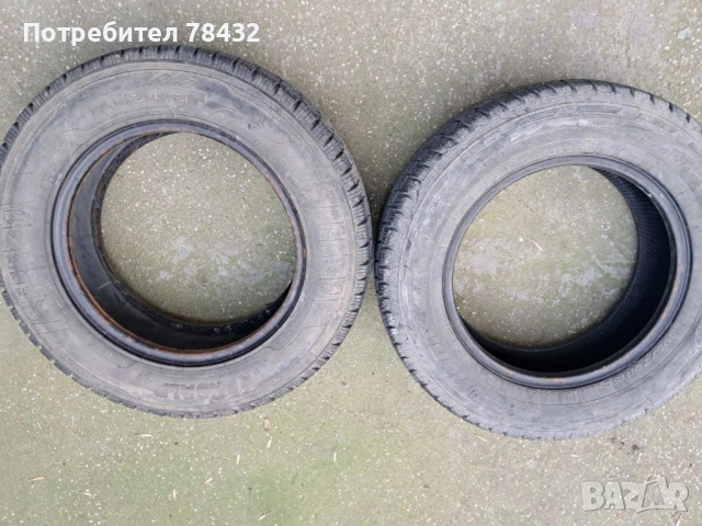 Бусови гума 195/70/15С-2бр -различен граифер, снимка 2 - Гуми и джанти - 53155563