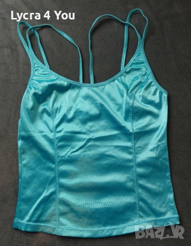 Yamamay S сатенено тюркоазено потниче