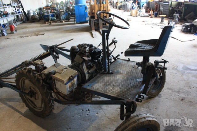 Дизелова сенокосачка BCS четириколка | Нож 150 см | Хидравлика | Стартер 13 к.с., снимка 8 - Селскостопанска техника - 50504297