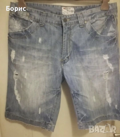 W 34 - Мъжки Дънкови Бермуди / Къси Панталони