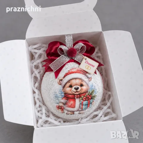 Коледни топки ръчна изработка 