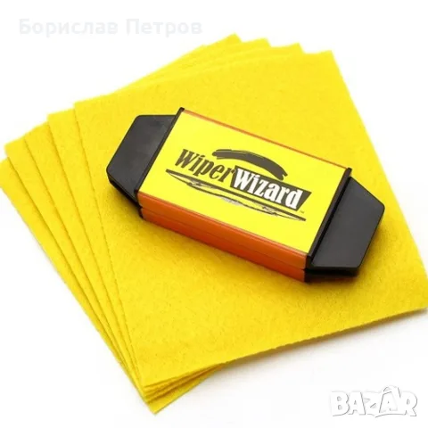 Стъклочистачка Wiper Wizard с 5 броя микрофибърни кърпички, снимка 7 - Мопове, кофи, четки и метли - 55754801