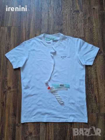 Страхотна мъжка тениска OFF WHITE  размер XL,  нова с етикет , снимка 8 - Тениски - 41700410