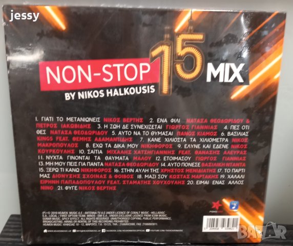 Non-Stop Mix 15 by Nikos Halkousis, снимка 2 - CD дискове - 42248832