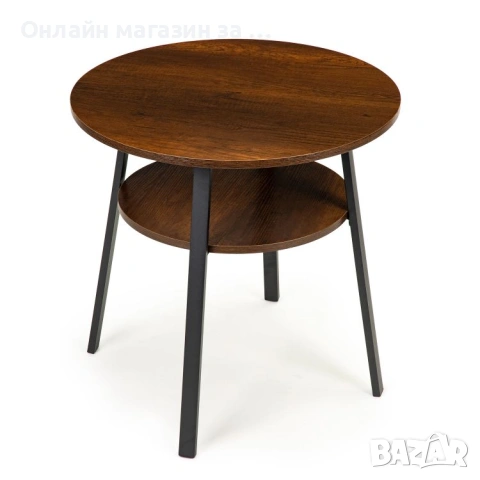 Маса за кафе ModernHome, лофт стил, метал/дърво, снимка 4 - Маси - 53381164