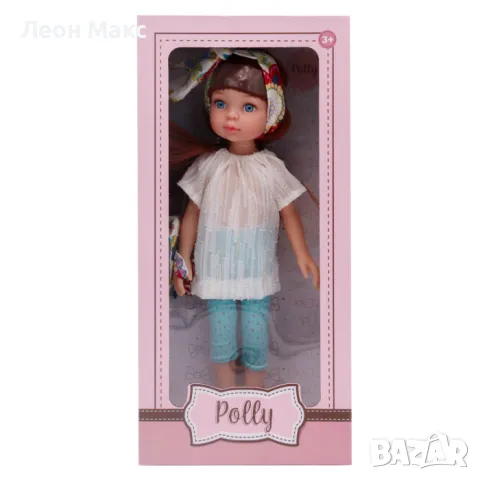 Модна кукла със стъклени очи 33см , снимка 2 - Кукли - 48420834