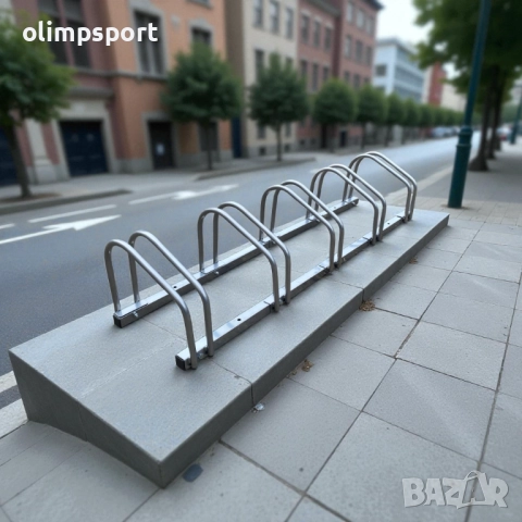 Велостойка за 5 велосипеда „Силвър“ 