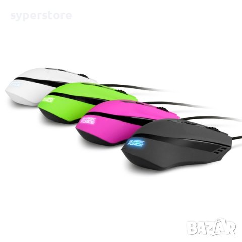 Мишка Геймърска USB Sharkoon Shark Force Различни цветове, SS3006712, снимка 2 - Клавиатури и мишки - 38982230