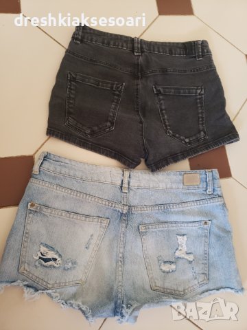 2 чифта дънки къси pull&bear пул енд беар, снимка 2 - Дънки - 41824504