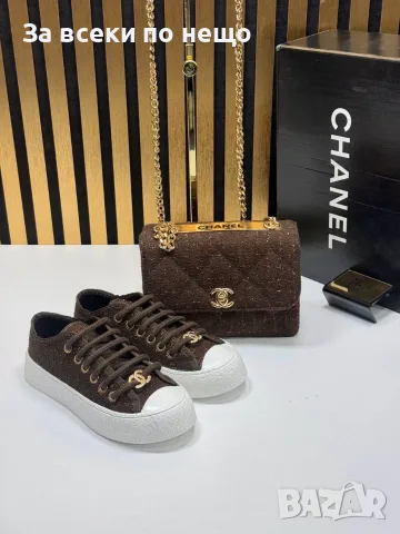 Chanel Дамски Маратонки👟Дамски Спортни Обувки Шанел👟Кецове Код SEM-810, снимка 7 - Маратонки - 56129714