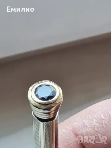 СТАР ЗЛАТЕН МОЛИВ 14К С САПФИР , снимка 10 - Други ценни предмети - 50310509