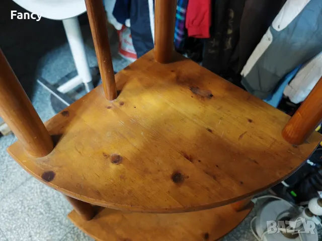 Ъглова етажерка, чам 170 см, снимка 9 - Етажерки - 49199657