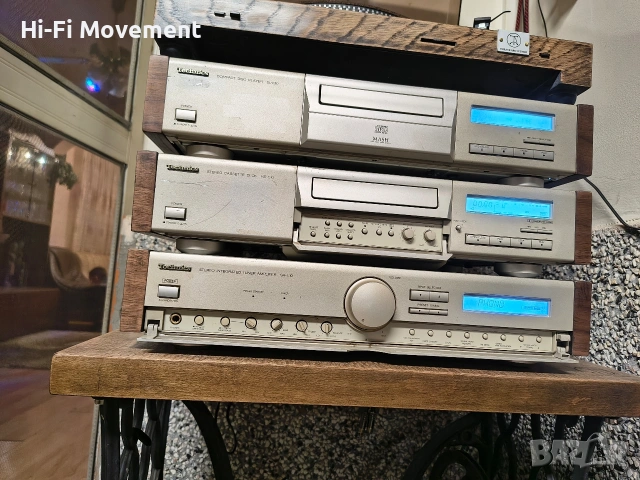 Аудио сет Technics + японски грамофон - custom., снимка 3 - Аудиосистеми - 53744153