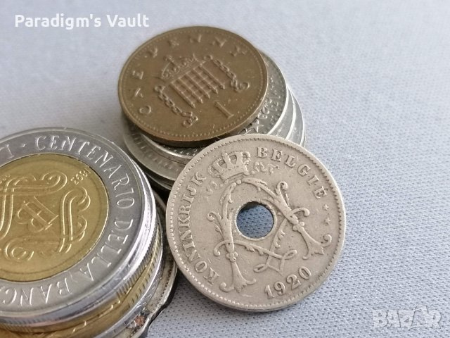 Монета - Белгия - 10 сентима | 1920г., снимка 2 - Нумизматика и бонистика - 41341090