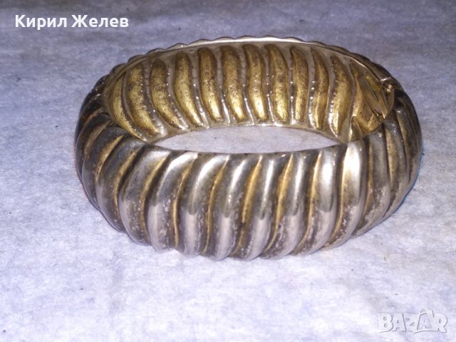 ПОСРЕБРЕНА МАСИВНА СТИЛНО ОРНАМЕНТИРАНА ВИНТИДЖ ГРИВНА от БЛАГОРОДНА СТОМАНА 70681, снимка 11 - Гривни - 41145833