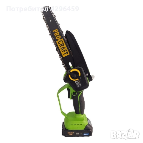 Акумулаторна резачка PROCRAFT PKA44 с 2 шини и 2 вериги, снимка 4 - Градинска техника - 52240114