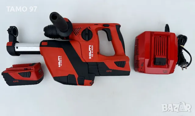 Hilti TE 4-A22 + Hilti TE DRS-4-A - Акумулаторен перфоратор с прахоуловител!