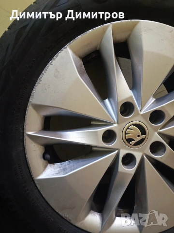 Джанти с гуми за skoda octavia IV 205 /60 /16 , снимка 6 - Гуми и джанти - 53695300