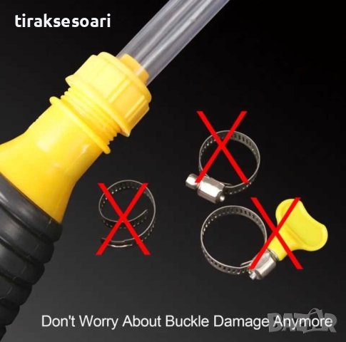 10L/Min Ръчна помпа за гориво с маркуч Помпа за гориво, снимка 4 - Аксесоари и консумативи - 41665954