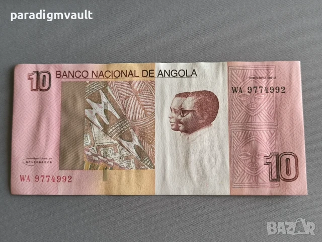 Банкнота - Ангола - 10 кванза | 2012г.