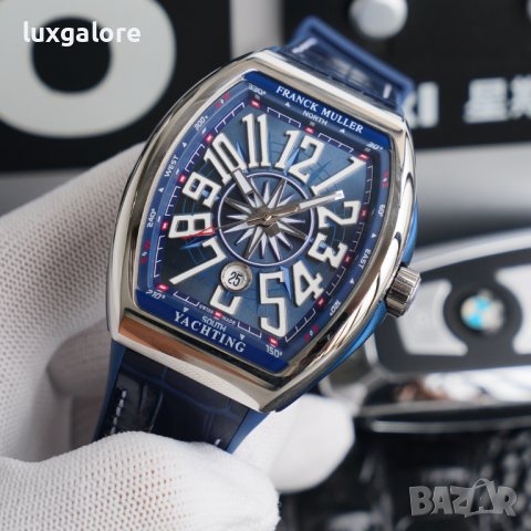 Мъжки часовник Franck Muller Vanguard Yachting с автоматичен швейцарски механизъм, снимка 4 - Мъжки - 37984172