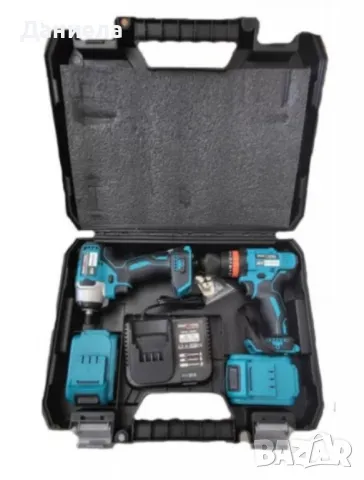 Комплект 2 в 1 Акумулаторен гайковерт и винтоверт 36V 8Ah, снимка 3 - Винтоверти - 48523881